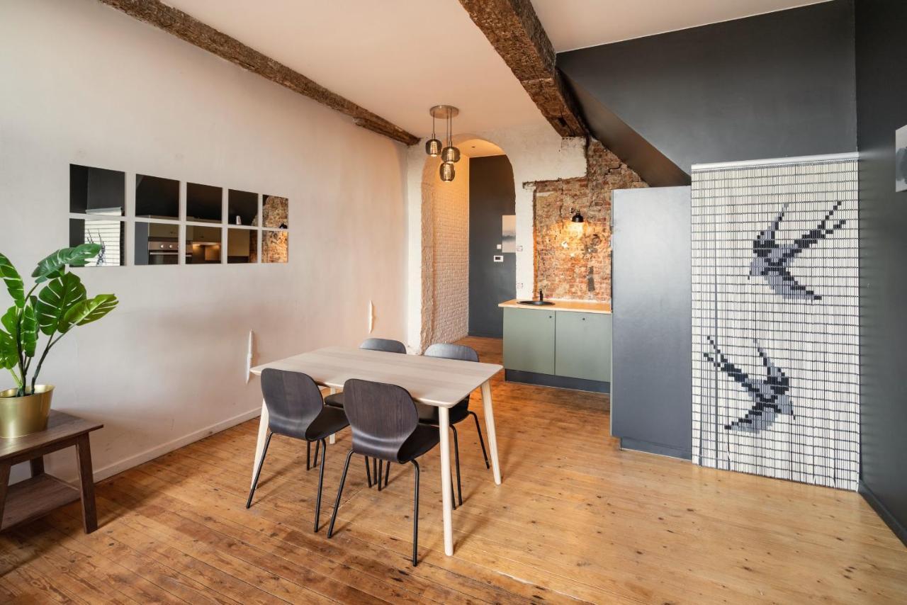 Charming Two-Bedroom River Side Apartment Antwerp Exterior photo