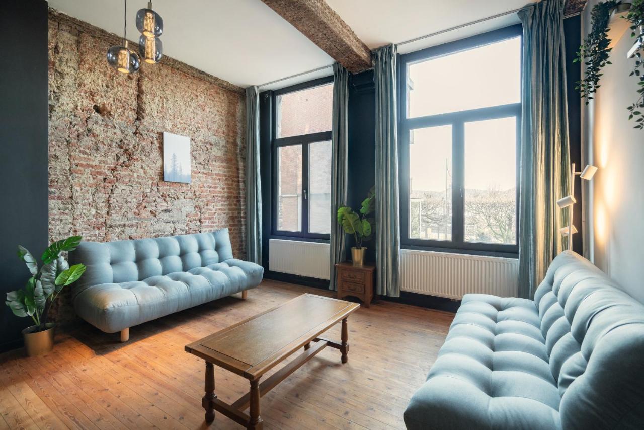 Charming Two-Bedroom River Side Apartment Antwerp Exterior photo