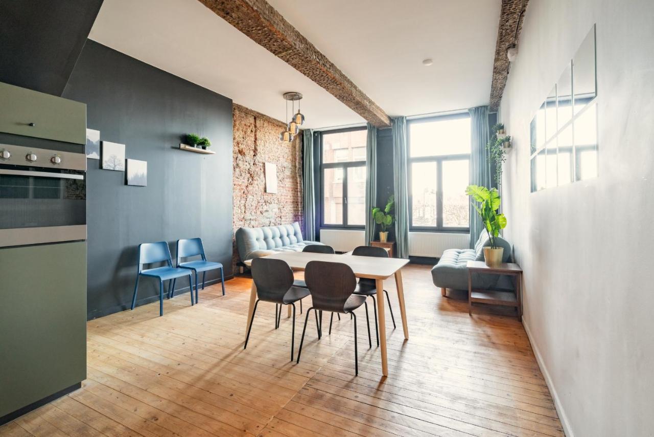 Charming Two-Bedroom River Side Apartment Antwerp Exterior photo